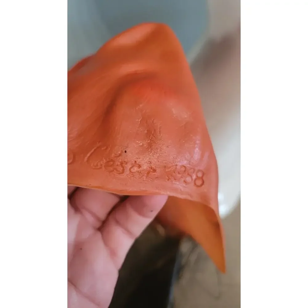 Vintage 1988 Cesar Latex Mask w/ Original Masquerade Tag – Style 50037